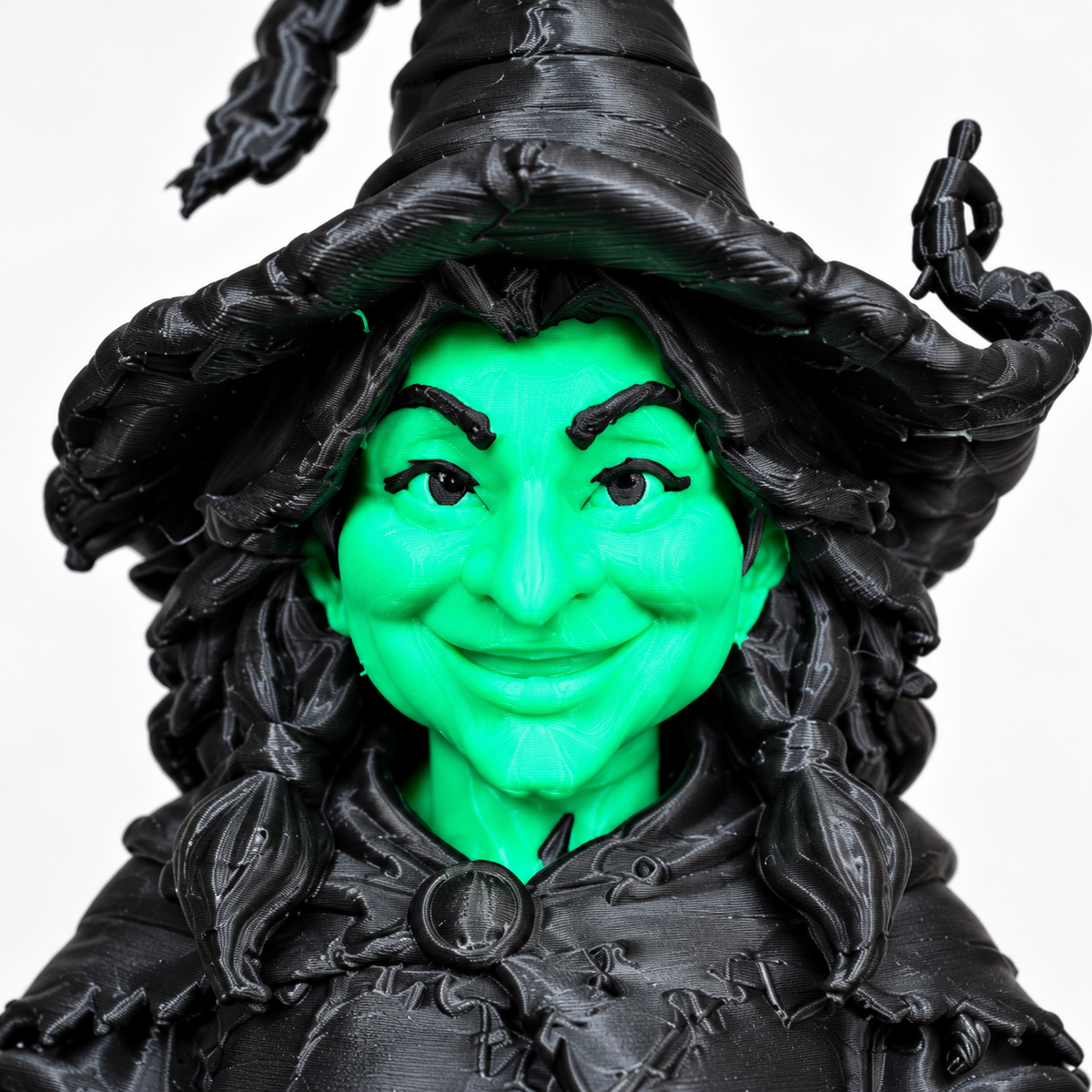 6-Inch Green Witch Halloween Figurine